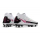 Scarpe calcio Nike Phantom GT Elite DF FG Bianco Rosa Blast Nero