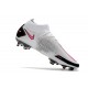 Scarpe calcio Nike Phantom GT Elite DF FG Bianco Rosa Blast Nero