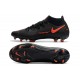 Scarpe calcio Nike Phantom GT Elite DF FG Nero Rosso Cile Grigio Scuro