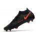 Scarpe calcio Nike Phantom GT Elite DF FG Nero Rosso Cile Grigio Scuro