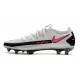 Scarpe Nike Phantom GT Elite FG Uomo - Bianco Rosa Blast Nero