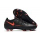 Scarpe Nike Phantom GT Elite FG Uomo - Nero Rosso Cile Grigio Scuro