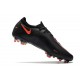 Scarpe Nike Phantom GT Elite FG Uomo - Nero Rosso Cile Grigio Scuro