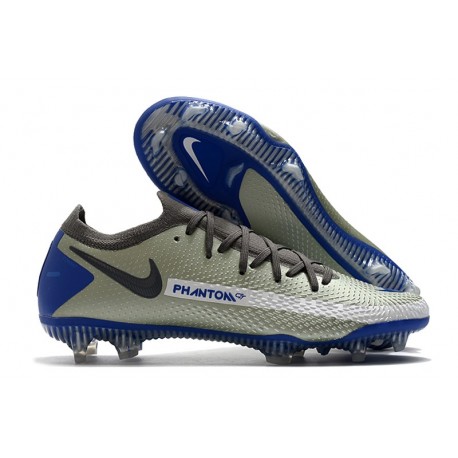 Scarpe Nike Phantom GT Elite FG Uomo - Blu Grigio Nero