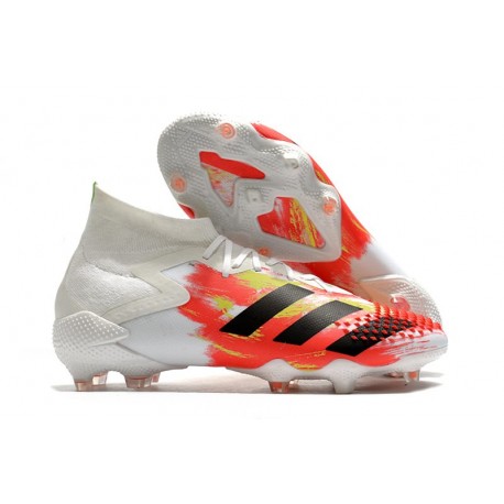 adidas Predator Mutator 20.1 FG Nuovo Scarpa Bianco Nero Core Pop