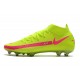 Scarpe calcio Nike Phantom GT Elite DF FG Verde Rosa