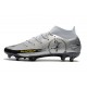 Nike Phantom GT Scorpion Elite DF FG Platino Argento Metallico Nero