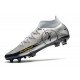 Nike Phantom GT Scorpion Elite DF FG Platino Argento Metallico Nero