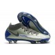 Scarpe calcio Nike Phantom GT Elite DF FG Argento Blu Nero