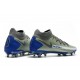 Scarpe calcio Nike Phantom GT Elite DF FG Argento Blu Nero