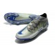 Scarpe calcio Nike Phantom GT Elite DF FG Argento Blu Nero