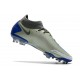 Scarpe calcio Nike Phantom GT Elite DF FG Argento Blu Nero