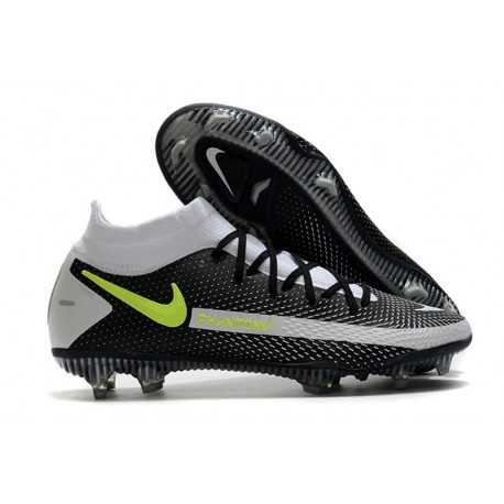Scarpe calcio Nike Phantom GT Elite DF FG Nero Grigio Verde