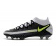 Scarpe calcio Nike Phantom GT Elite DF FG Nero Grigio Verde