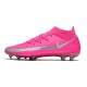 Scarpe calcio Nike Phantom GT Elite DF FG Rosa Argento