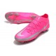 Scarpe calcio Nike Phantom GT Elite DF FG Rosa Argento