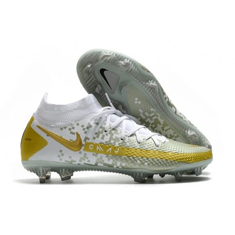 Nike Nuovo Phantom GT Elite Dynamic Fit FG Oro Bianco