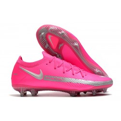 Nike Phantom GT Elite FG 2021 Scarpa da Calcio Rosa Argento