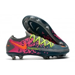 Scarpe Nike Phantom GT Elite FG Uomo - Grigio Blu Rosa