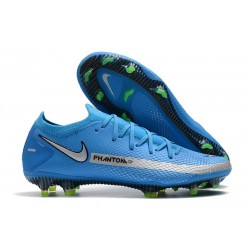 Nike Phantom GT Elite FG 2021 Scarpa da Calcio Blu Argento