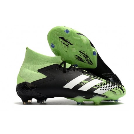 adidas Predator Mutator 20.1 FG Nuovo Scarpa Nero Verde Bianco
