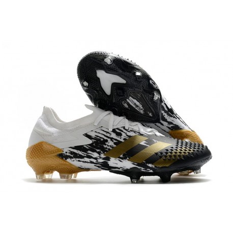 adidas Predator Mutator 20.1 Low FG Nero Bianco Oro