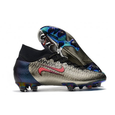 Scarpa Nike Mercurial Superfly VII Elite FG Argento Blu Rosso