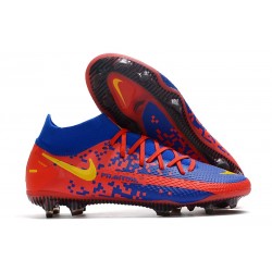 Nike Nuovo Phantom GT Elite Dynamic Fit FG Blu Rosso Giallo