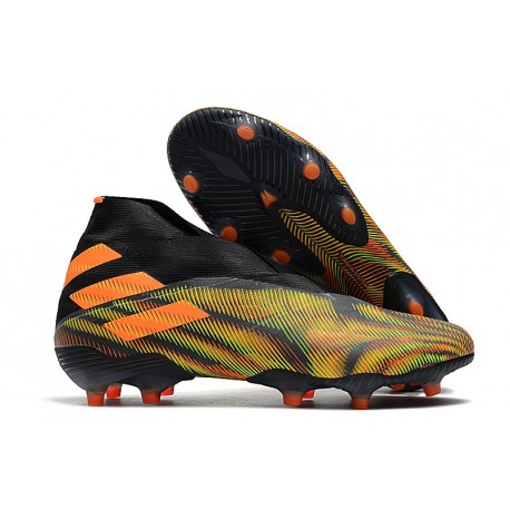 Adidas Scarpa Calcio Nemeziz 19+ FG - Verde Nero Arancione