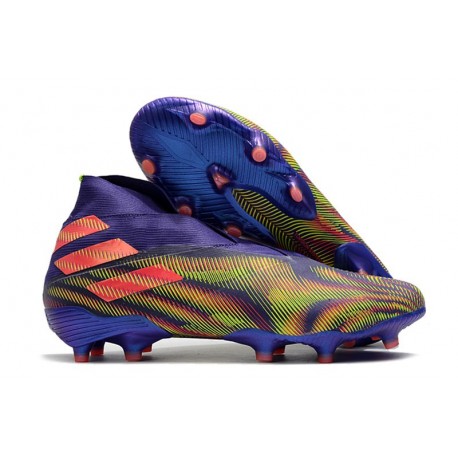 Adidas Nemeziz 19+ FG - Inchiostro Energy Rosa Signal Verde Signal