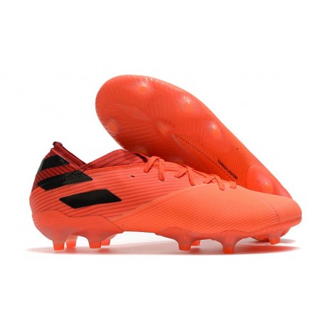 adidas Nemeziz 19.1 FG Scarpe Corallo Signal Nero Core Rosso Solare