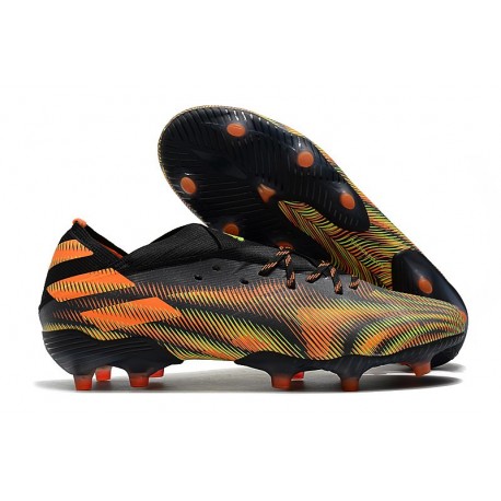 adidas Nemeziz 19.1 FG Scarpe Calcio Verde Arancione Nero