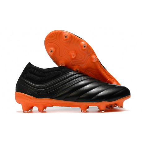 Scarpa adidas Copa 20+ FG da Uomo - Nero Arancio