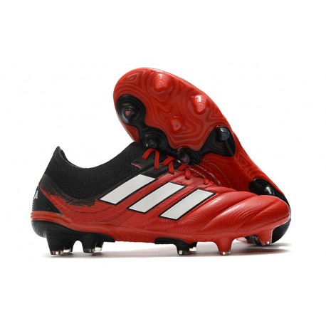 adidas Scarpe da Calcio Copa 20.1 FG Nero Rosso Bianco