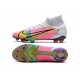 Nike Mercurial Superfly 8 Elite FG ACC Dragonfly - Vit Silver Mörklila