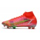  Nike Mercurial Superfly 8 Elite FG Cremisi Vivace Argento Metallico