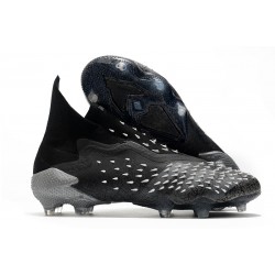adidas Predator Freak+ FG Scarpe da Calcio Nero Core Grigio Bianco