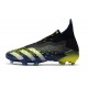 adidas Predator Freak+ FG Scarpe Blu Nero Core Bianco Giallo Solare
