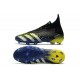 adidas Predator Freak+ FG Scarpe Blu Nero Core Bianco Giallo Solare