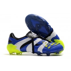 Scarpa adidas Predator Accelerator FG Blu Bianco Giallo