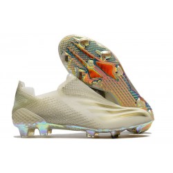 Scarpe adidas X Ghosted + FG Bianco Oro Metallico