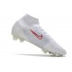 Nuovo Nike Mercurial Superfly 8 Elite FG Bianco Rosso