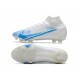 Nike Mercurial Superfly VIII Elite FG Uomo Bianco Azul