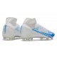 Nike Mercurial Superfly VIII Elite FG Uomo Bianco Azul