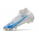 Nike Mercurial Superfly VIII Elite FG Uomo Bianco Azul