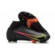 Nuovo Nike Mercurial Superfly 8 Elite FG Nero Cyber Off Noir