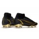 Nuovo Nike Mercurial Superfly 8 Elite FG Negro Oro