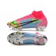 Nuovo Nike Mercurial Superfly 8 Elite FG Rosa Blu Verde