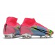 Nuovo Nike Mercurial Superfly 8 Elite FG Rosa Blu Verde