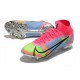 Nuovo Nike Mercurial Superfly 8 Elite FG Rosa Blu Verde